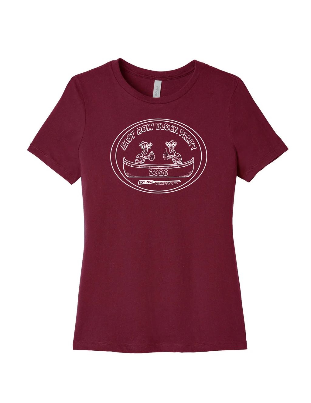 The Turkey Shirt: Women's Maroon